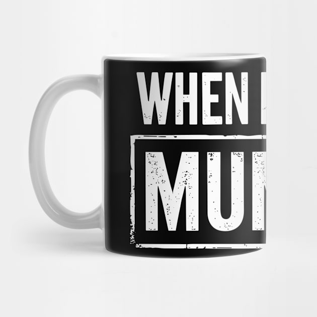 When In Doubt Mumble Ironic Goofy Humor by Anticorporati